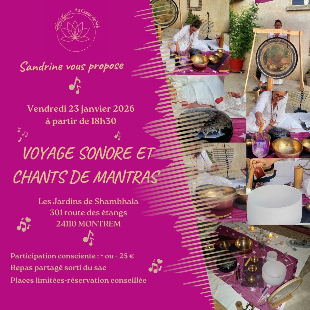voyage sonore et chants de mantras